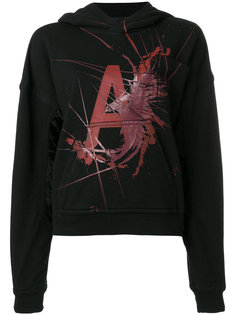 толстовка с капюшоном и графическим принтом  Haider Ackermann