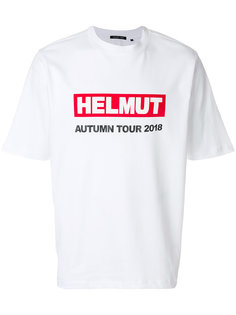 футболка с принтом логотипа Helmut Lang