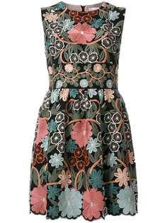 платье с цветочной вышивкой  Red Valentino