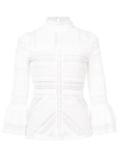 блузка с кружевными вставками Cinq A Sept