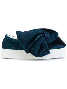 кроссовки с бантом и люрексом Joshua Sanders