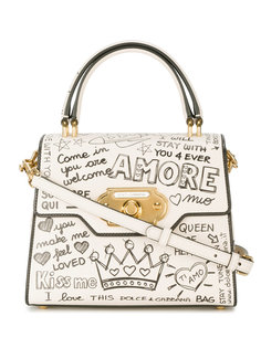 сумка на плечо с надписями Dolce & Gabbana