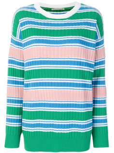 джемпер в рубчик в полосками  Marco De Vincenzo