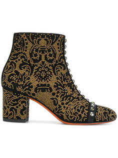 ботильоны с заклепками Santoni