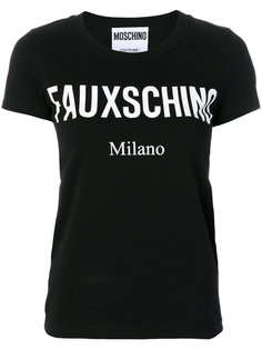 приталенная футболка Fauxschino Moschino