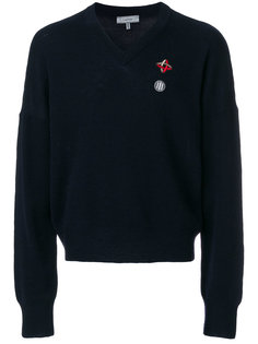 свитер с вышитым логотипом Lanvin