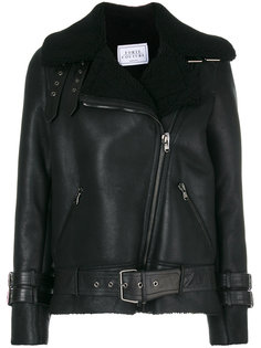 пальто-бомбер с овечьей шерстью  Forte Couture