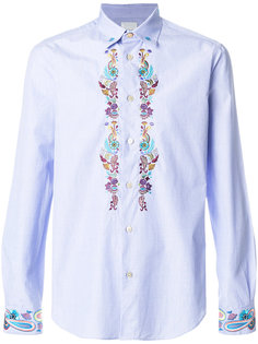 рубашка с вышивкой Paul Smith
