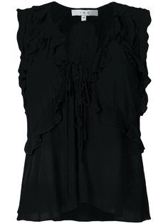 топ с драпировкой и оборкой  Iro