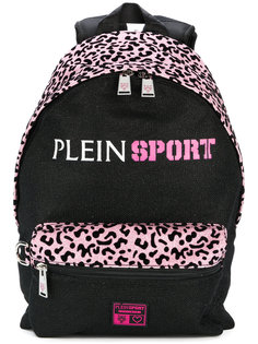 рюкзак с леопардовым узором и блестками Plein Sport