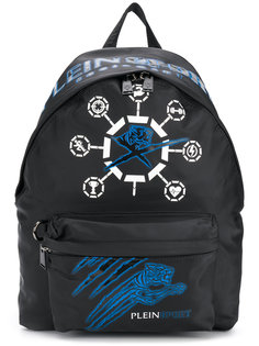 рюкзак с принтом-логотипом Plein Sport