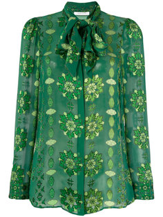 топ с принтом и бантом Pierre Balmain