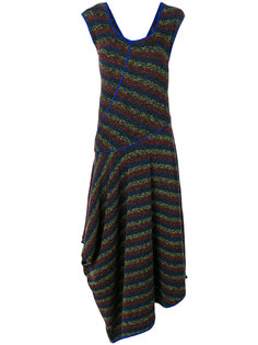 трикотажное асимметричное платье  Loewe