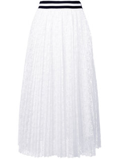 кружевная плиссированная юбка  MSGM