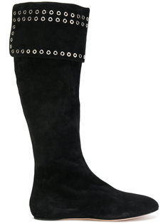 сапоги с люверсами Alexander McQueen