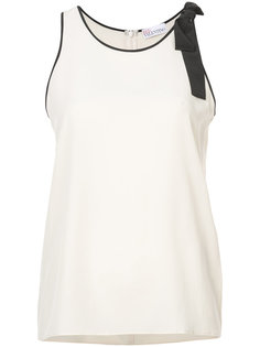 lace trim tank top  Red Valentino