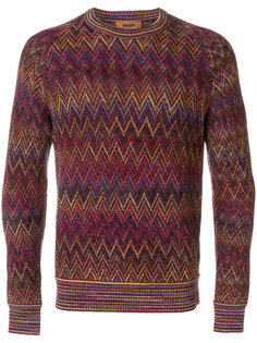 свитер с зигзагообразным принтом Missoni