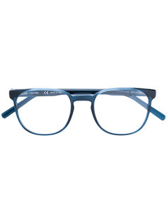 square shaped glasses Calvin Klein
