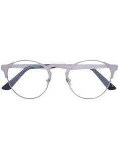 round frame glasses Calvin Klein
