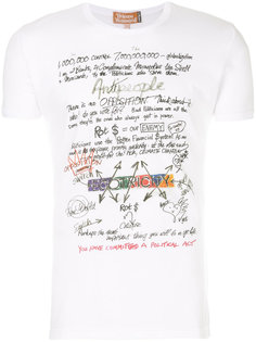 футболка с принтом doodle Vivienne Westwood