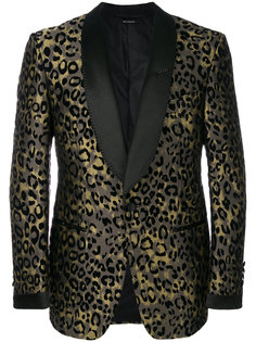 пиджак с леопардовым принтом Tom Ford