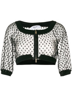 укороченный сетчатый топ  Blugirl