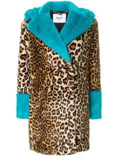 пальто с леопардовым принтом  Blugirl