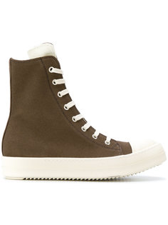 парусиновые хайтопы Rick Owens DRKSHDW