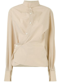 блузка с перекрученным дизайном Lemaire