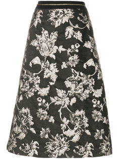 жаккардовая А-образная юбка  Luisa Cerano