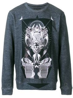 толстовка с космическим Египетским принтом Frankie Morello