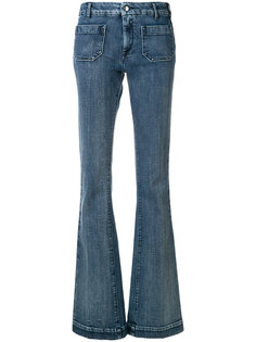 расклешенные джинсы со  вставками  The Seafarer