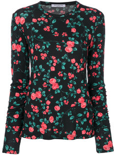 топ с цветочным принтом Vivetta