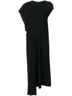 асимметричное платье с драпировкой Nero Ivan Grundahl