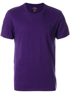 футболка с вышитым логотипом Polo Ralph Lauren