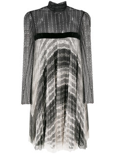 кружевное плиссированное платье  Philosophy Di Lorenzo Serafini