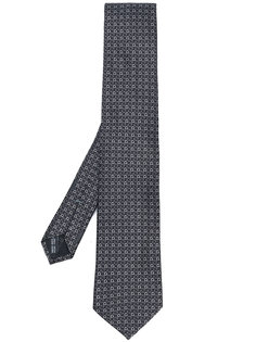 галстук с мелким принтом Gancio Salvatore Ferragamo
