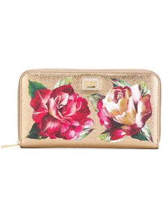 кошелек с цветочным принтом Dolce & Gabbana