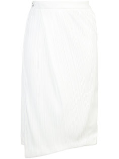 плиссированная асимметричная юбка  Mugler