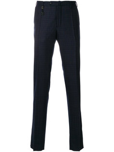 брюки в клетку Incotex