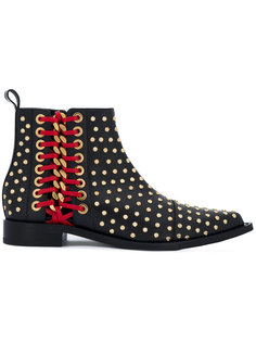 ботинки Braided Chain с заклепками Alexander McQueen