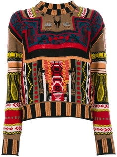 свитер с комбинированным принтом Etro