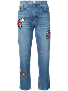декорированные джинсы бойфренда  Joie