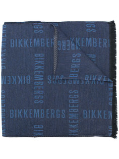 шарф с графическим принтом Dirk Bikkembergs