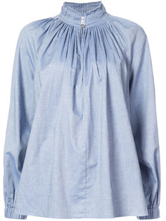 блузка с рукавами-колокол Tibi