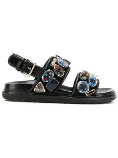 декорированные сандалии Marni
