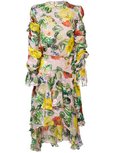 платье Oriana с цветочным принтом Preen By Thornton Bregazzi