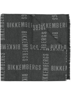 шарф с принтом логотипов Dirk Bikkembergs
