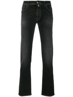 джинсы узкого кроя с выцветшим эффектом Jacob Cohen