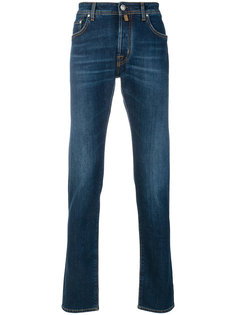 джинсы узкого кроя с выцветшим эффектом Jacob Cohen